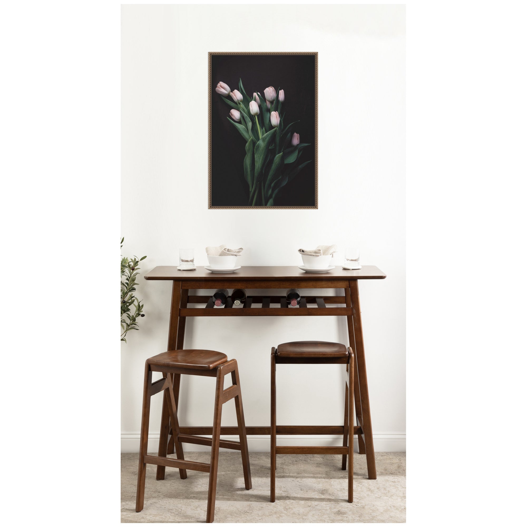 Blush Tulips by Emiko and Mark Franzen F2 Images Framed Canvas Wall Art Print