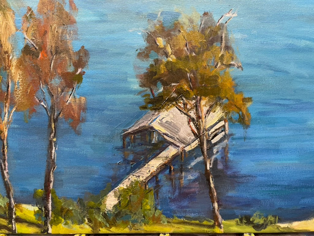 Cabin View Original by John Beard, 30x76 by John Beard Collection - product image 5 for Resin Society