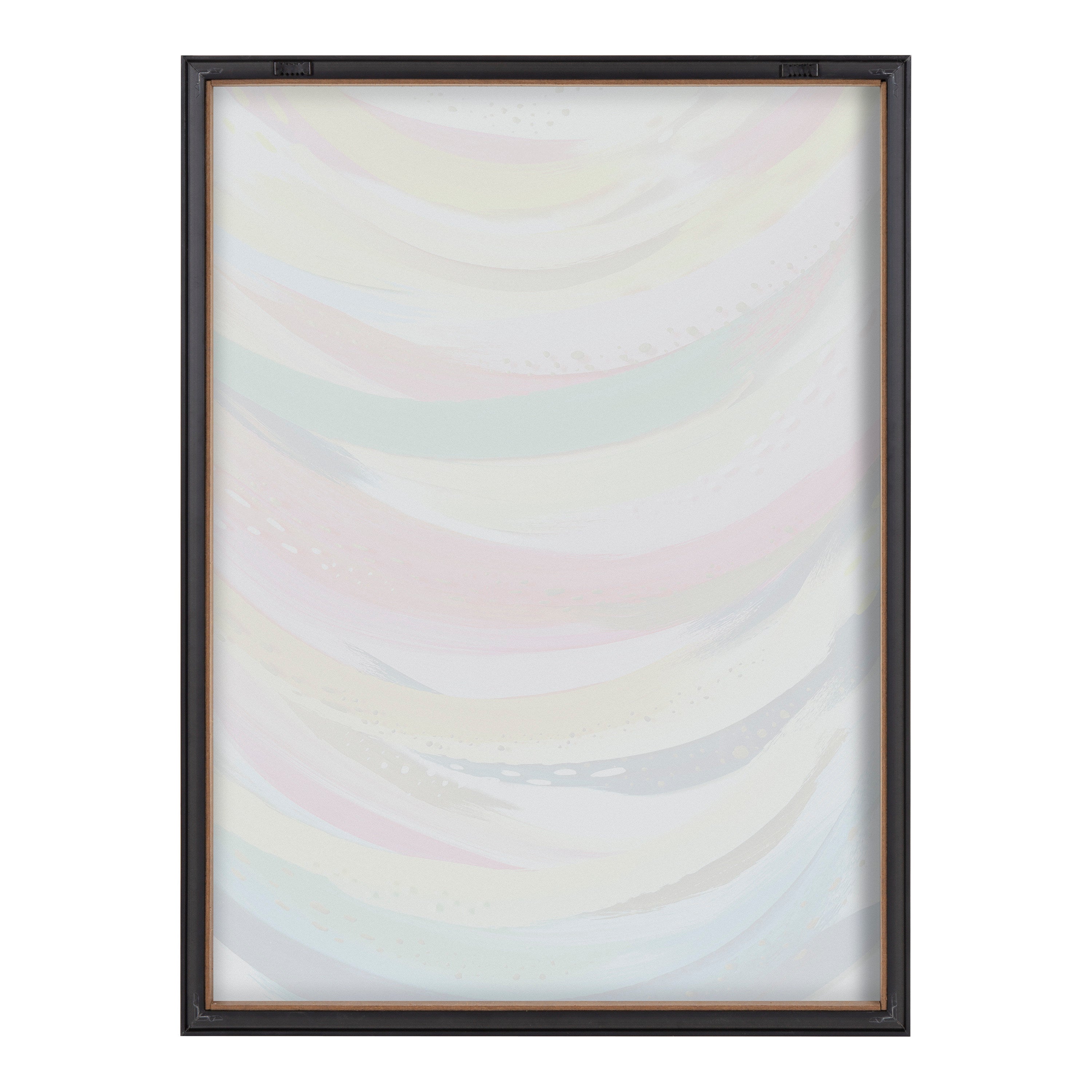 Blake Brushstroke 117 Framed Printed Glass by kateandlaurel - product image 4 for Resin Society