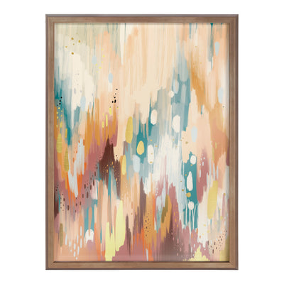 Blake Brushstroke 133 Framed Printed Glass by kateandlaurel - product image 17 for Resin Society