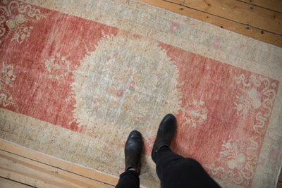 3.5x6.5 Vintage Distressed Oushak Rug by Old New House® - product image 2 for Resin Society