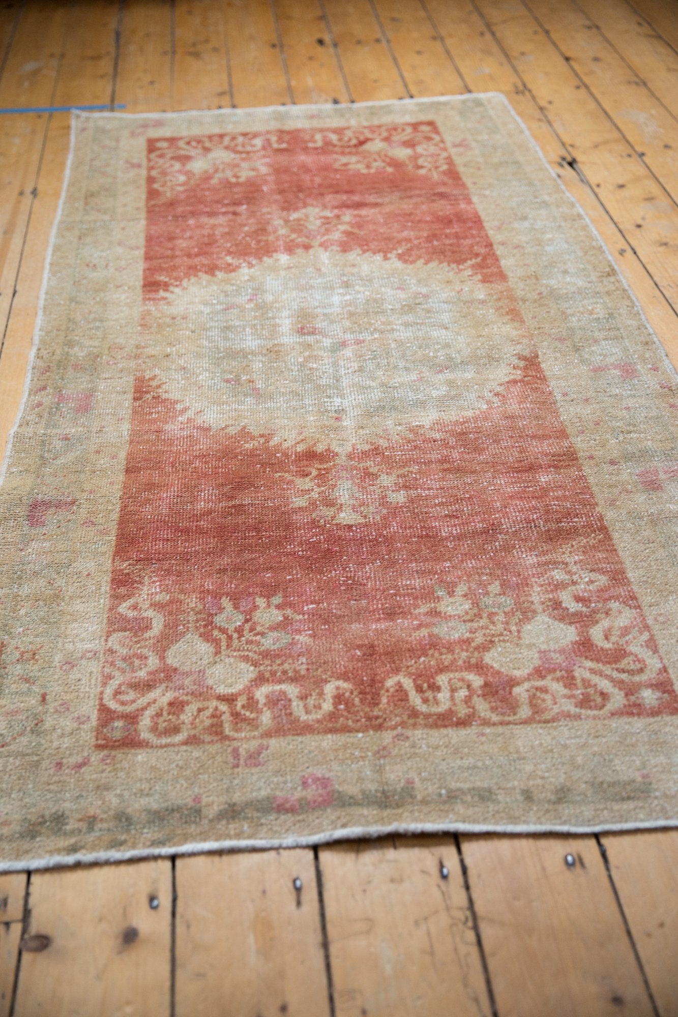 3.5x6.5 Vintage Distressed Oushak Rug by Old New House® - product image 3 for Resin Society