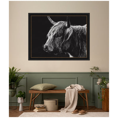 Scottish Highland by Crystal Lynn Collins Framed Wall Art Print