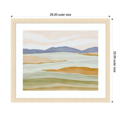 Framed Art Dreamy Hillscape by Nikita Jariwala