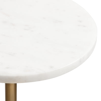 Engles Adjustable Marble Table and Plant Stand