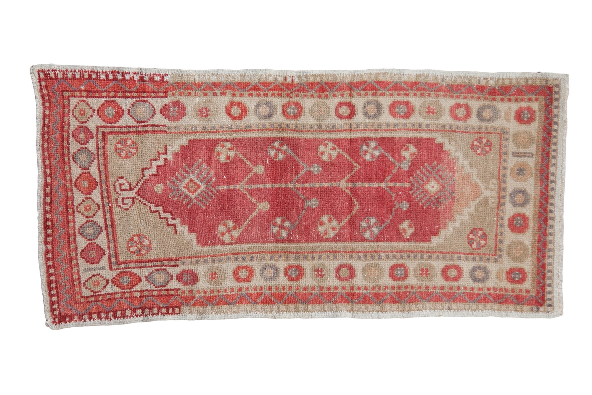 2x4.5 Vintage Distressed Oushak Rug Runner by Old New House® - main product image for Resin Society