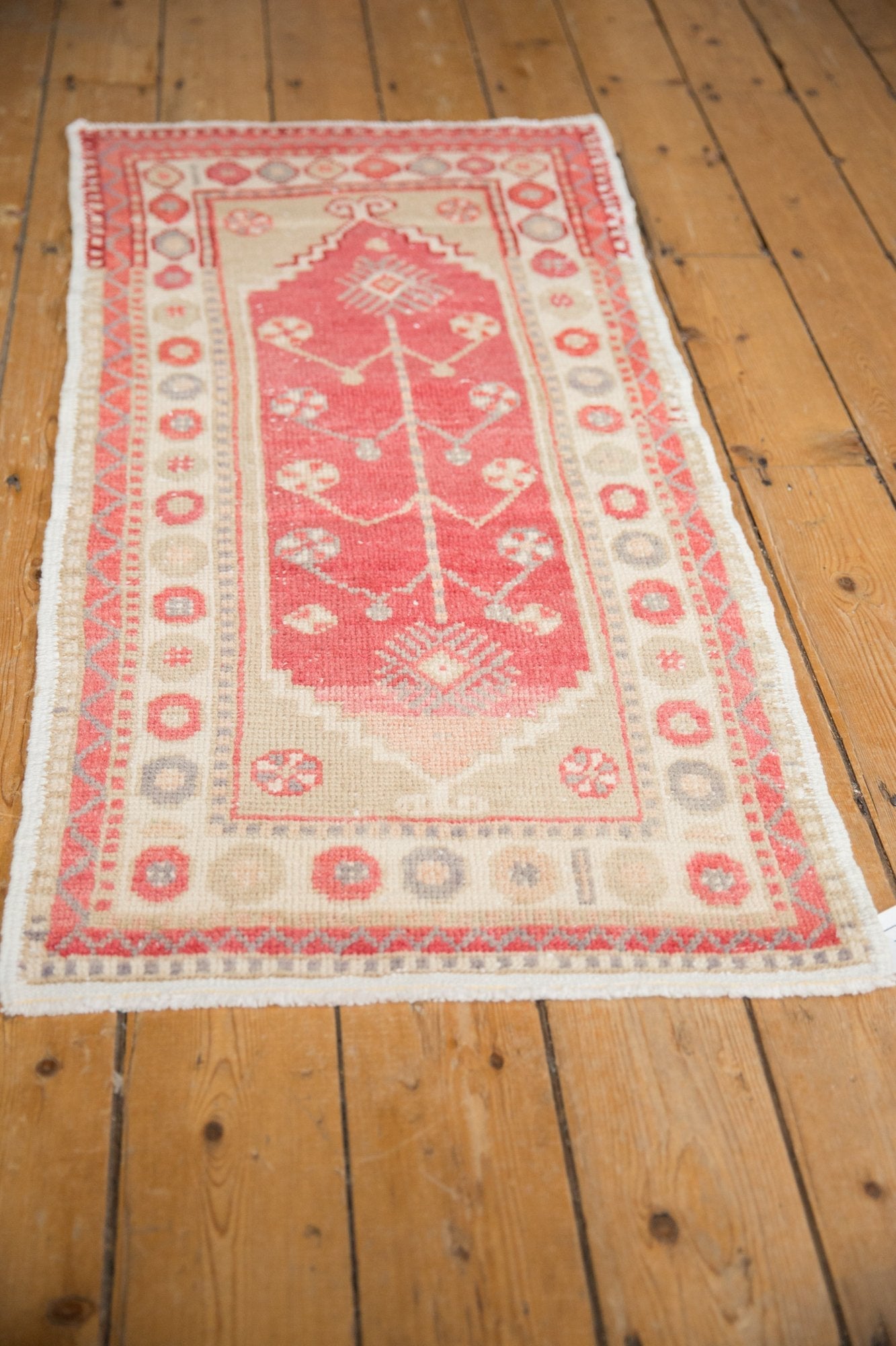 2x4.5 Vintage Distressed Oushak Rug Runner by Old New House® - product image 3 for Resin Society