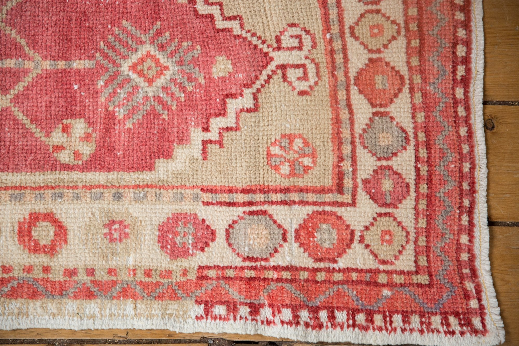2x4.5 Vintage Distressed Oushak Rug Runner by Old New House® - product image 6 for Resin Society
