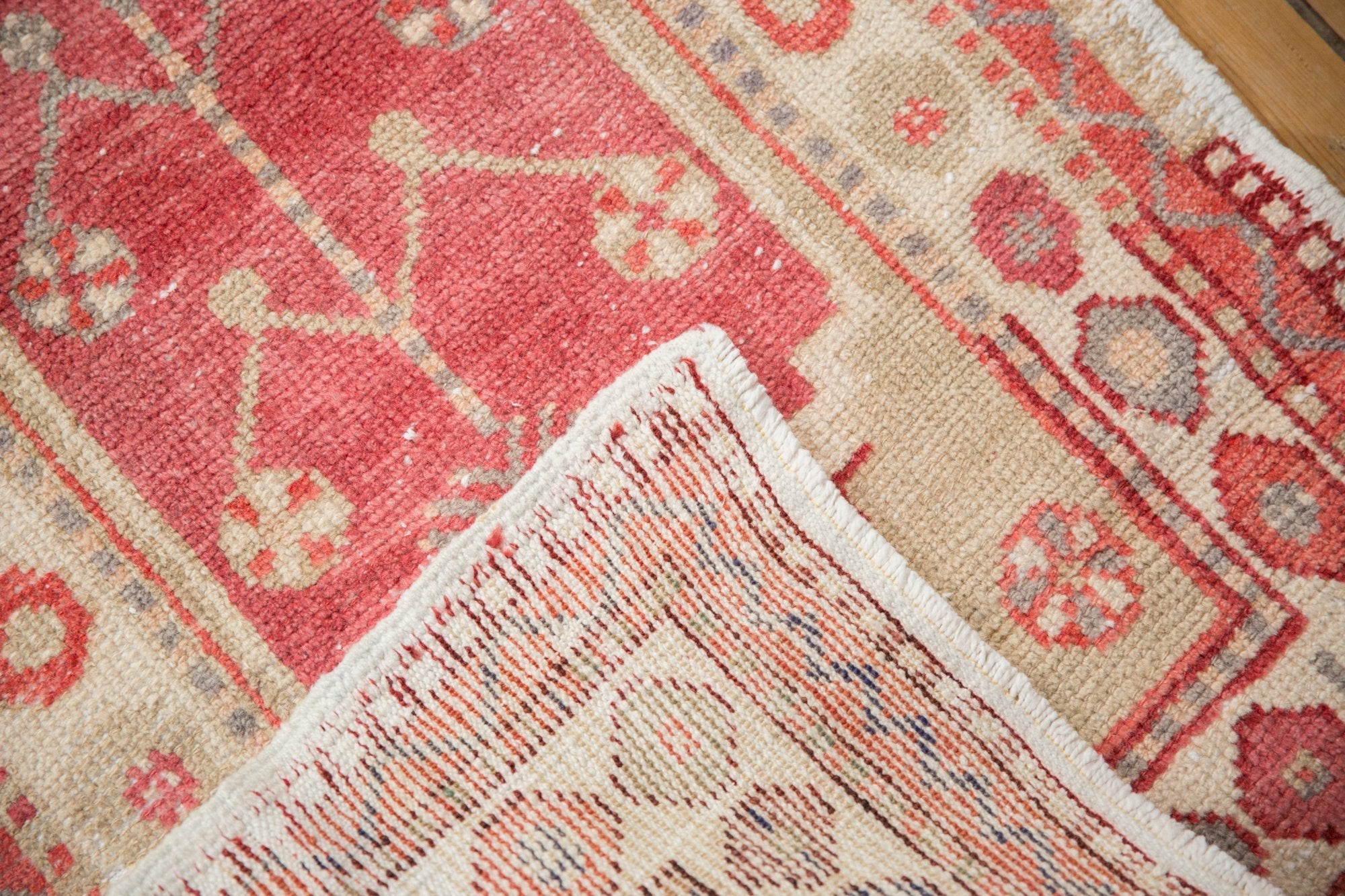 2x4.5 Vintage Distressed Oushak Rug Runner by Old New House® - product image 8 for Resin Society
