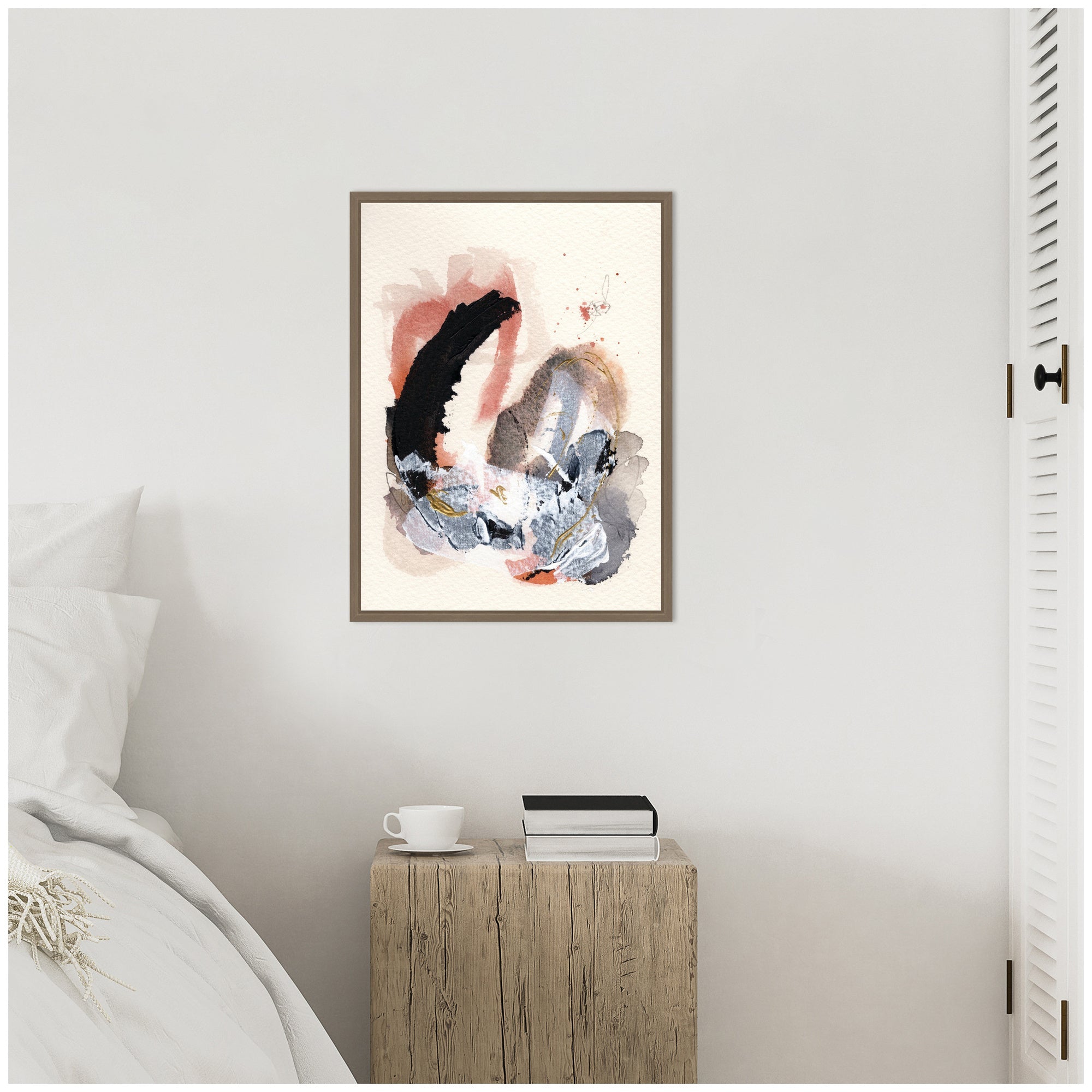 Sylvie Urban Wanderer 3 Framed Canvas by Xizhou Xie