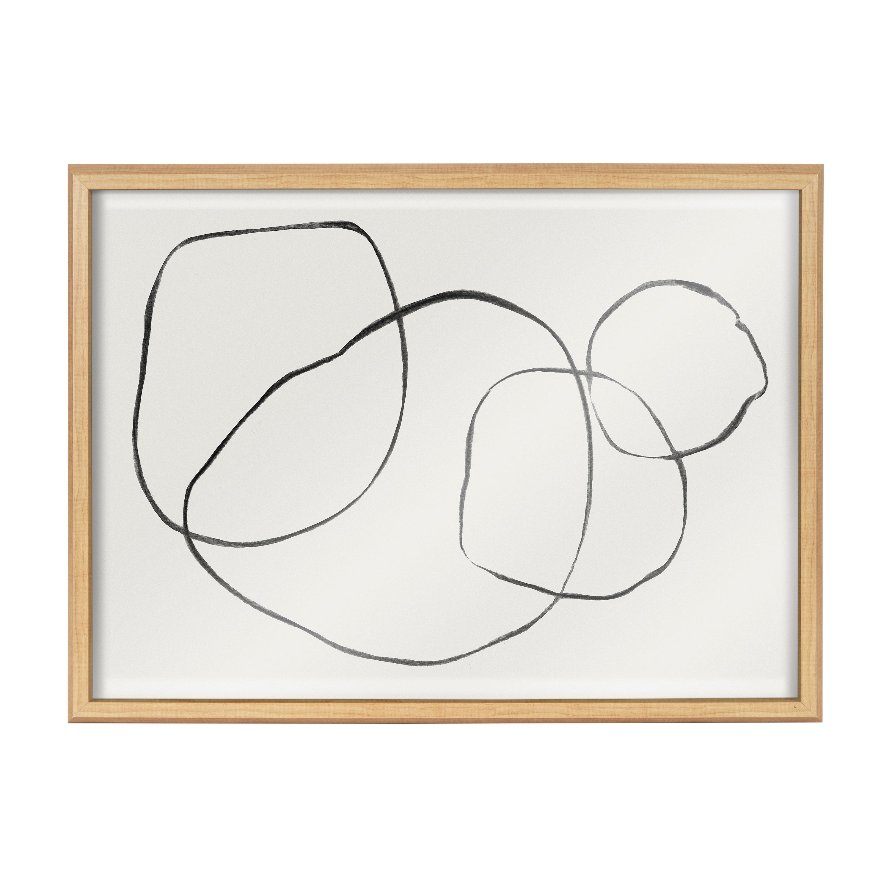 Blake 869 Going In Circles Framed Printed Glass by Teju Reval of by kateandlaurel - product image 16 for Resin Society