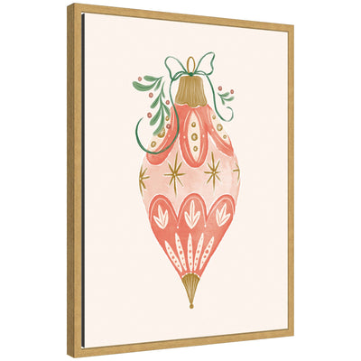 Sylvie Framed Canvas Holiday Ornament Collection 1