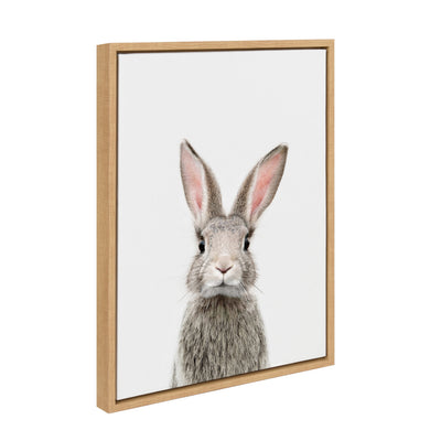 Sylvie Young Rabbit Framed Canvas by Amy Peterson Art Studio