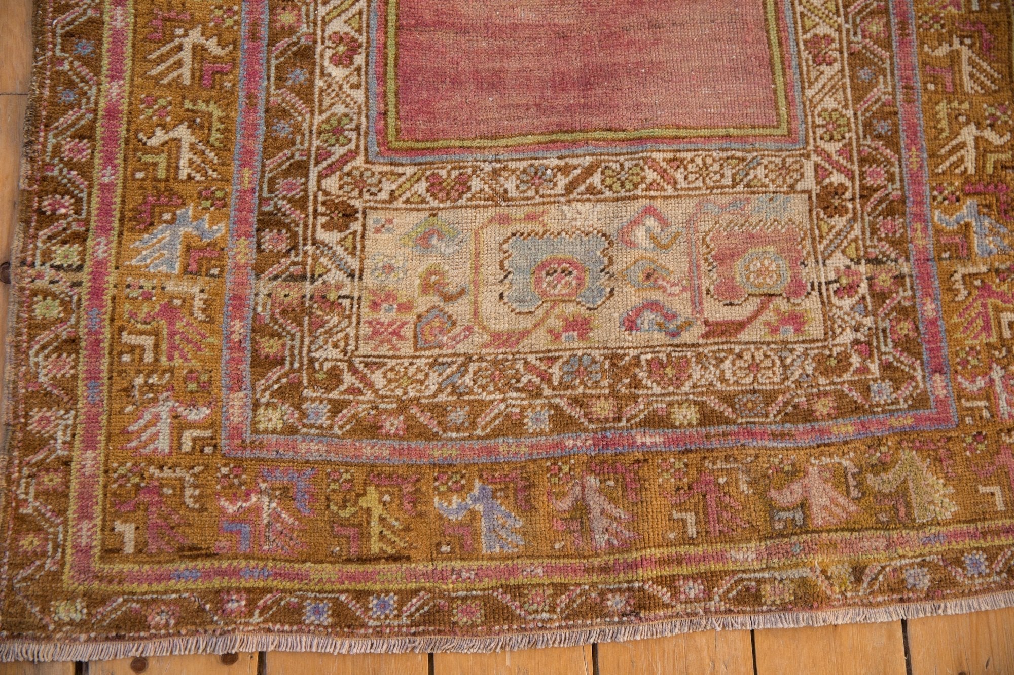 3.5x6 Vintage Distressed Oushak Rug by Old New House® - product image 6 for Resin Society