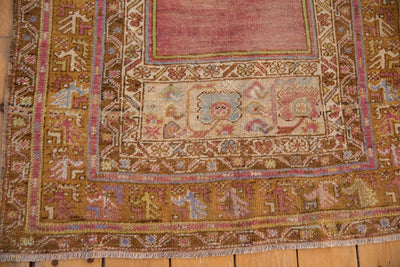 3.5x6 Vintage Distressed Oushak Rug by Old New House® - product image 6 for Resin Society