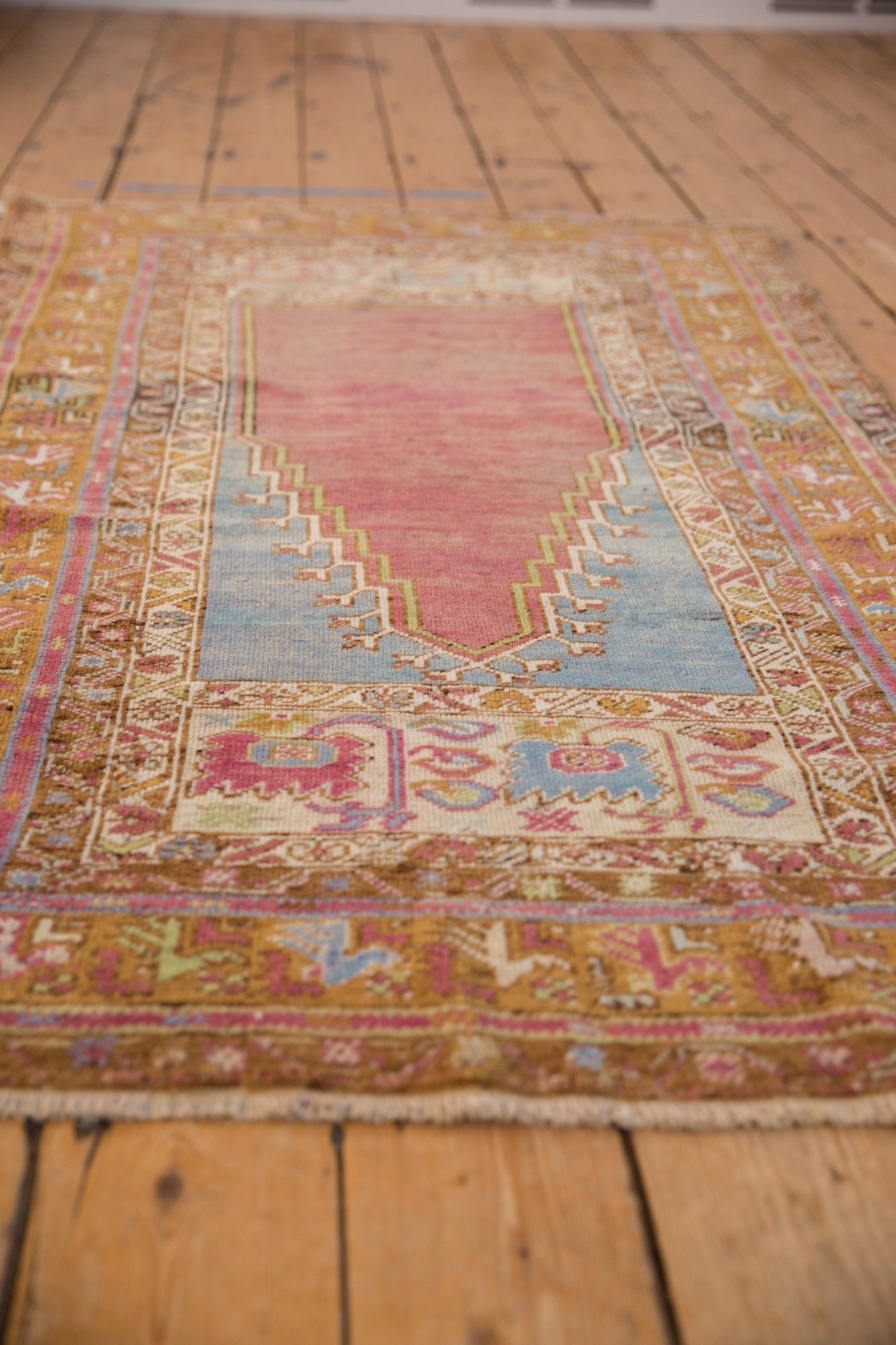 3.5x6 Vintage Distressed Oushak Rug by Old New House® - product image 8 for Resin Society