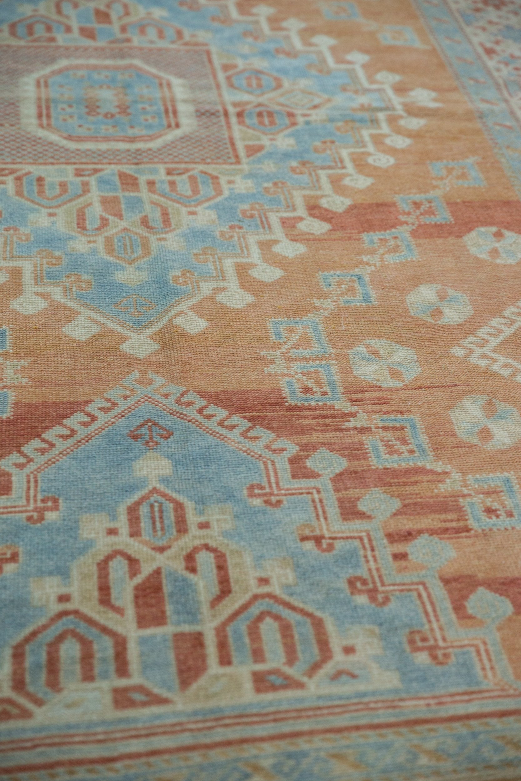 6x10 Vintage Distressed Oushak Carpet by Old New House® - product image 9 for Resin Society