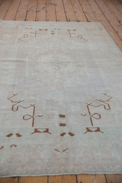 4.5x8 Vintage Distressed Oushak Rug by Old New House® - product image 7 for Resin Society