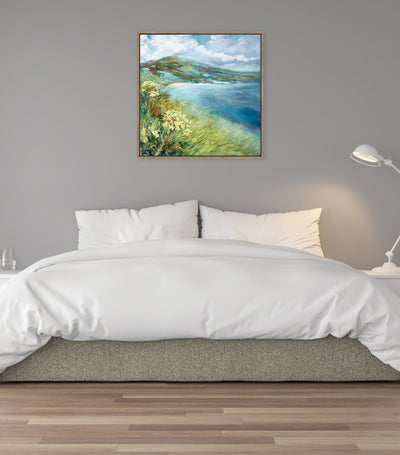 Sylvie Emerald Isle Ring of Kerry Framed Canvas by Nel Whatmore