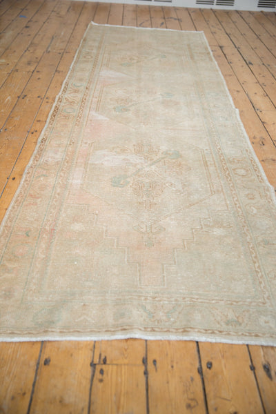 3.5x10.5 Vintage Distressed Oushak Rug Runner by Old New House® - product image 4 for Resin Society