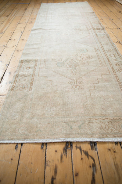 3.5x10.5 Vintage Distressed Oushak Rug Runner by Old New House® - product image 8 for Resin Society