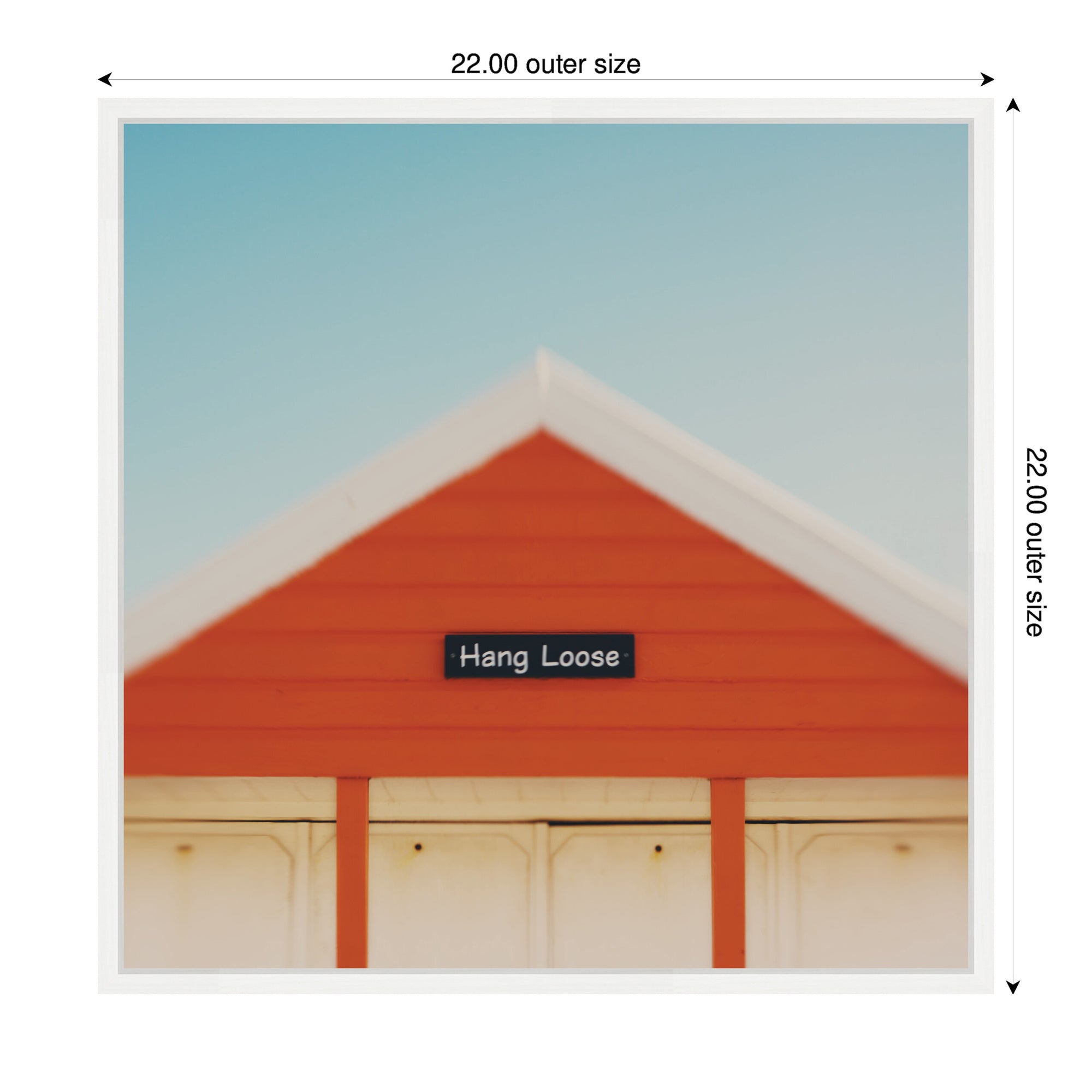 Hang Loose by Laura Evans Framed Canvas Wall Art Print