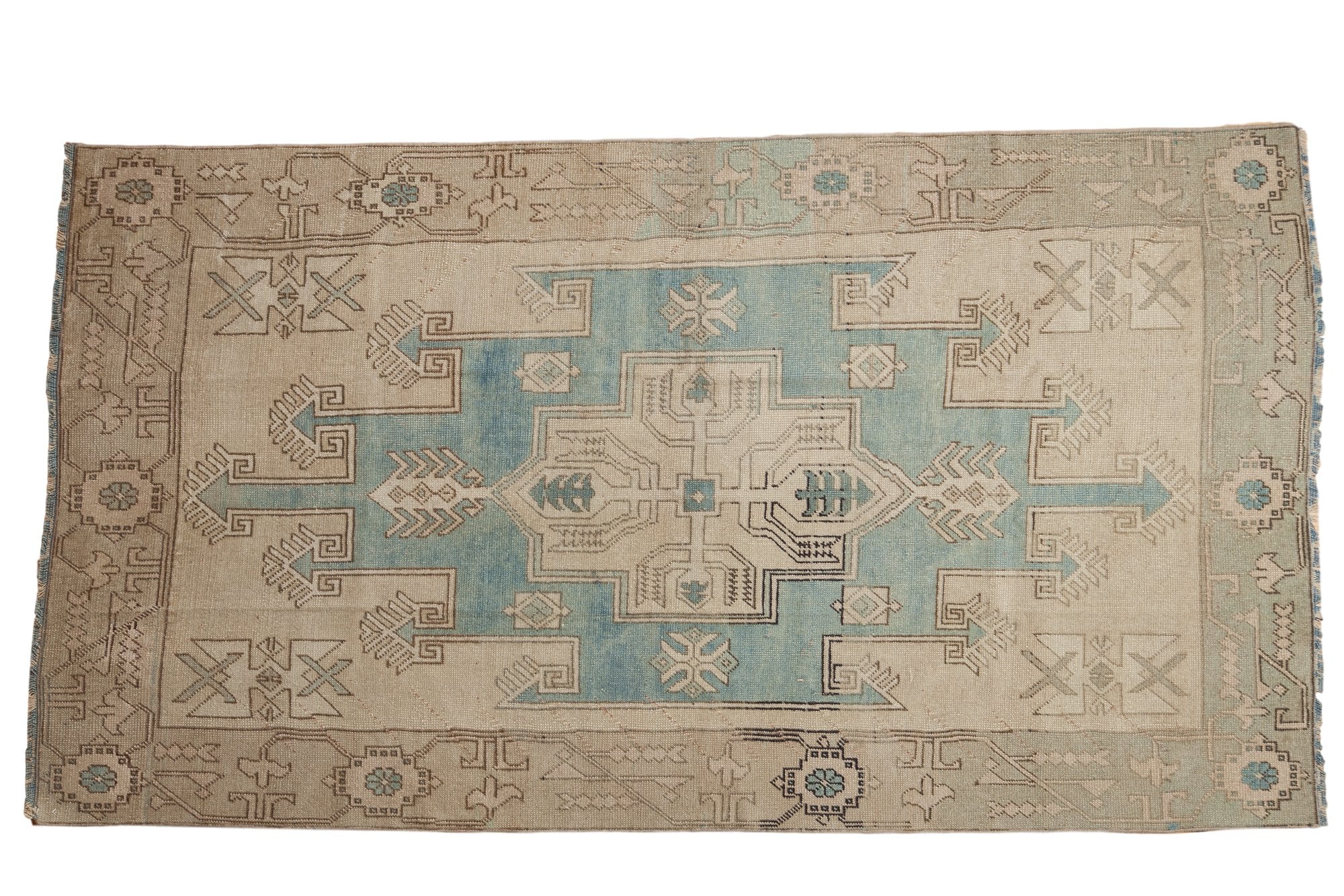 4.5x8.5 Vintage Distressed Oushak Rug by Old New House® - main product image for Resin Society