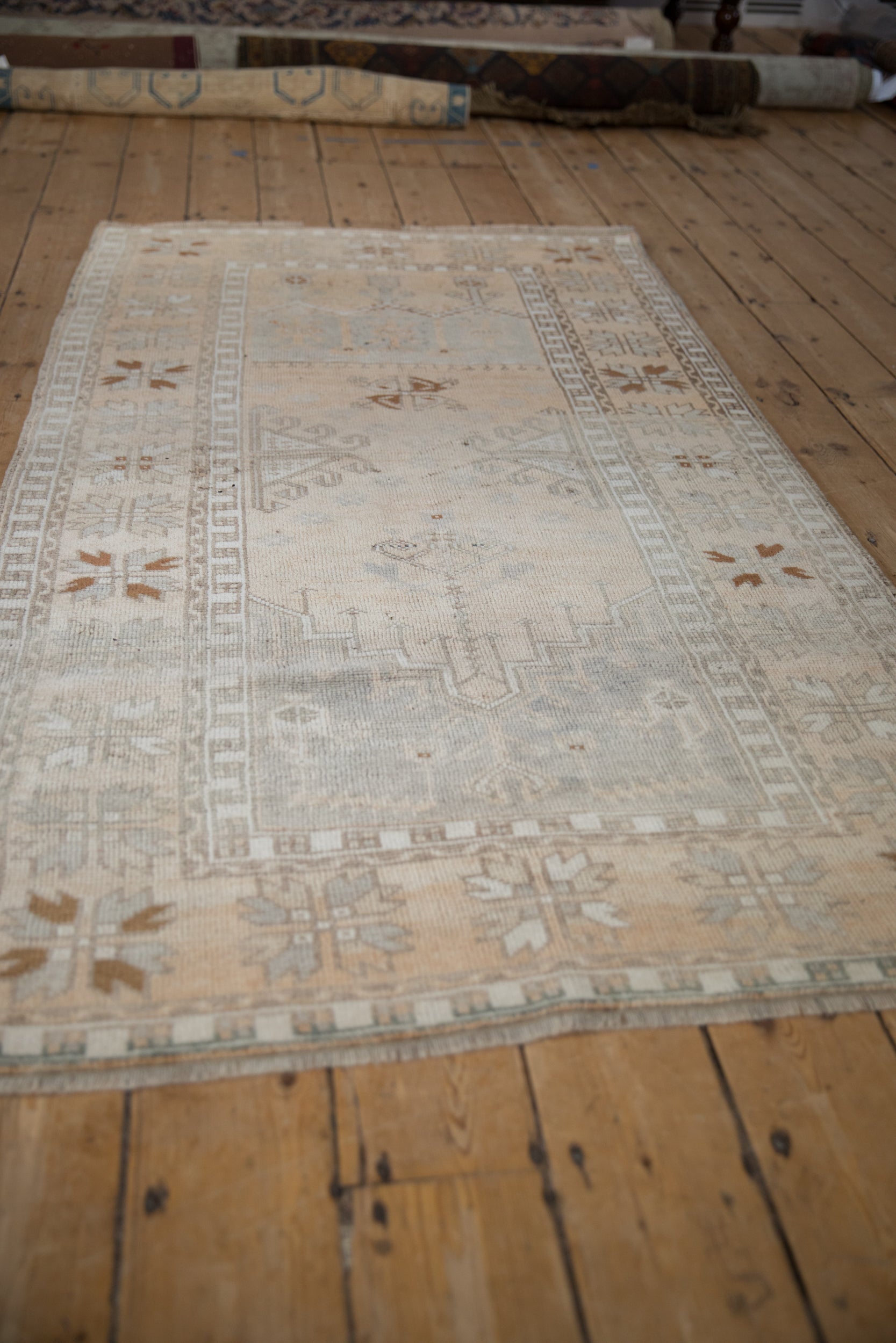 3.5x6 Vintage Distressed Oushak Rug by Old New House® - product image 4 for Resin Society