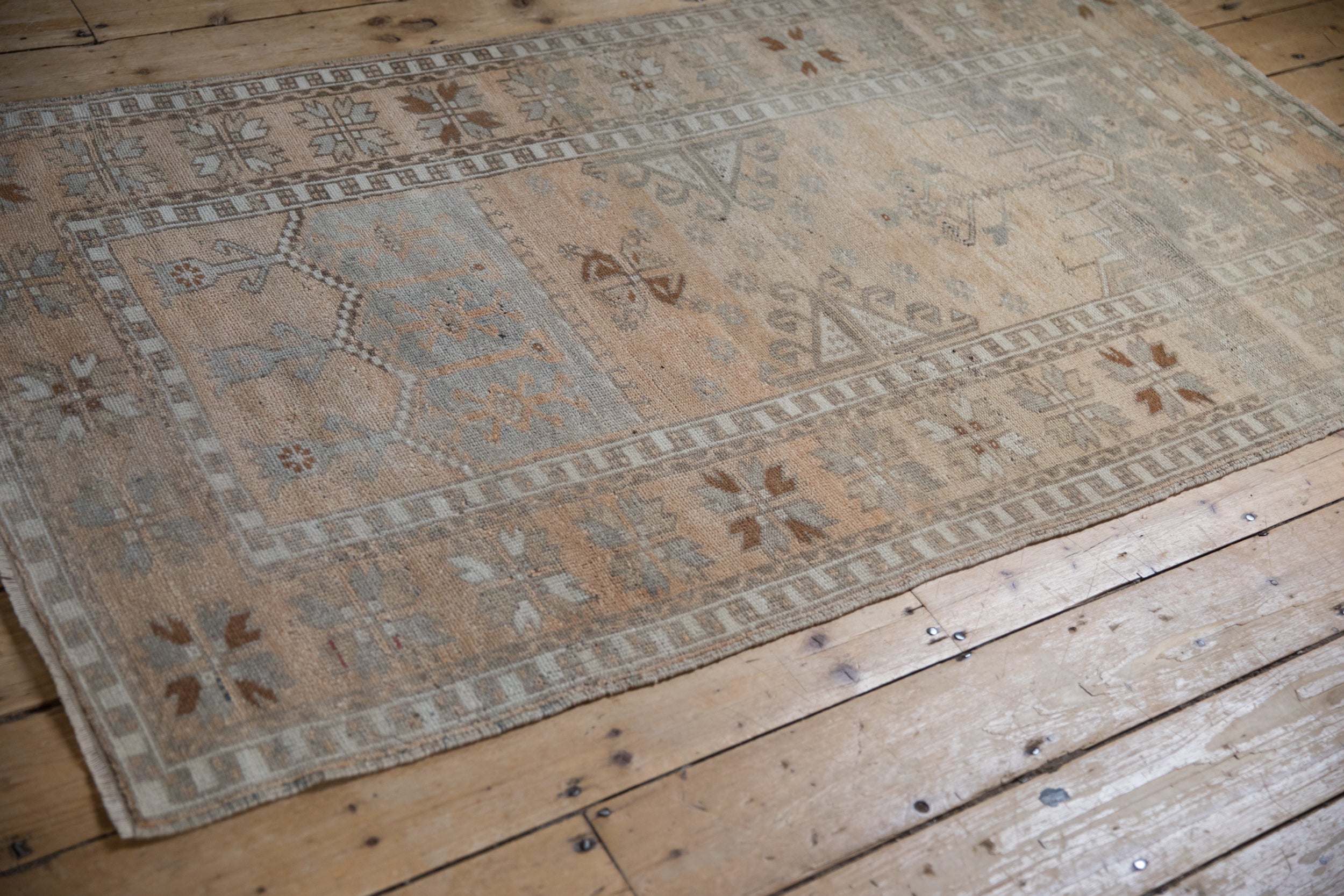 3.5x6 Vintage Distressed Oushak Rug by Old New House® - product image 5 for Resin Society