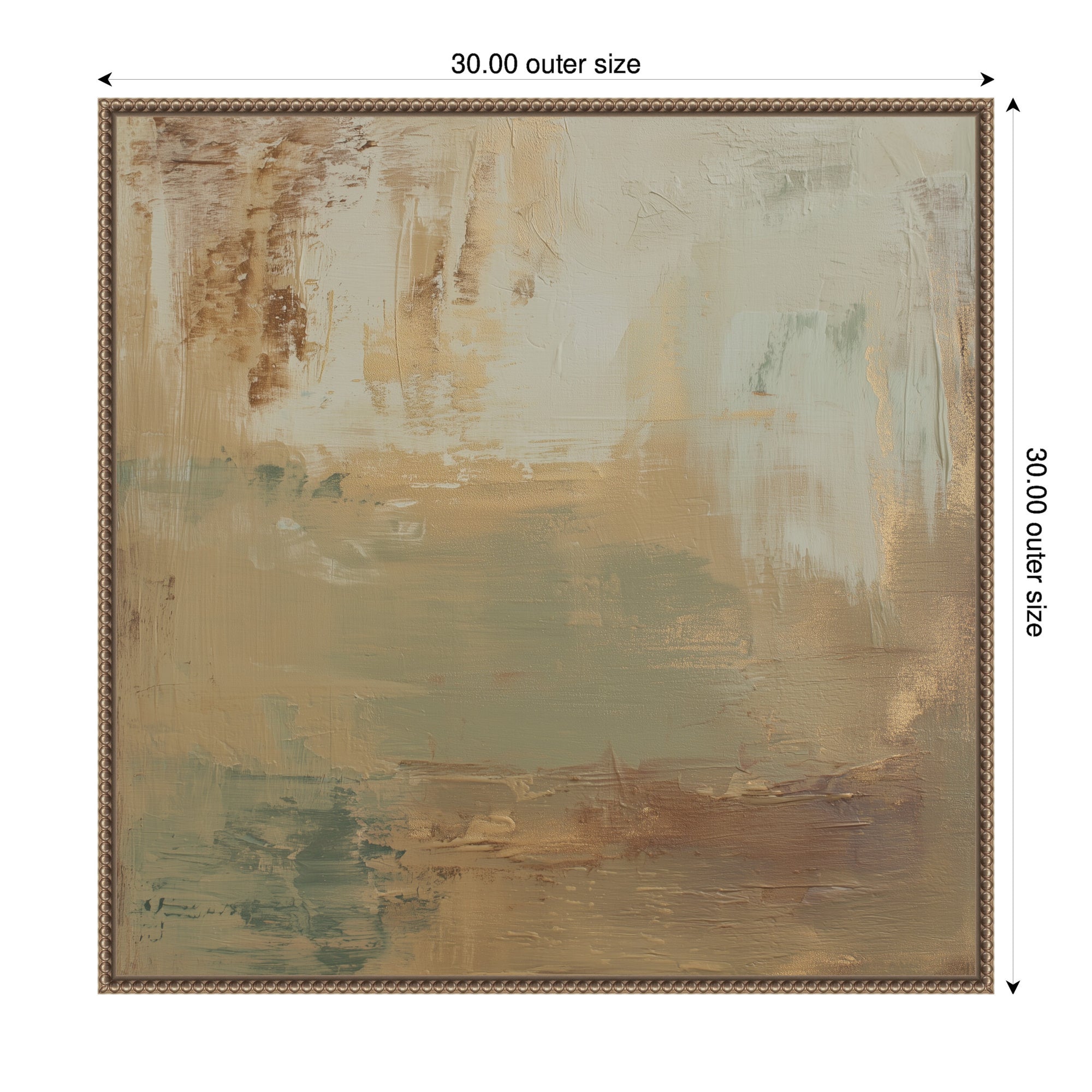 Sage Horizon No.
3 by Amy Lighthall Framed Canvas Wall Art Print