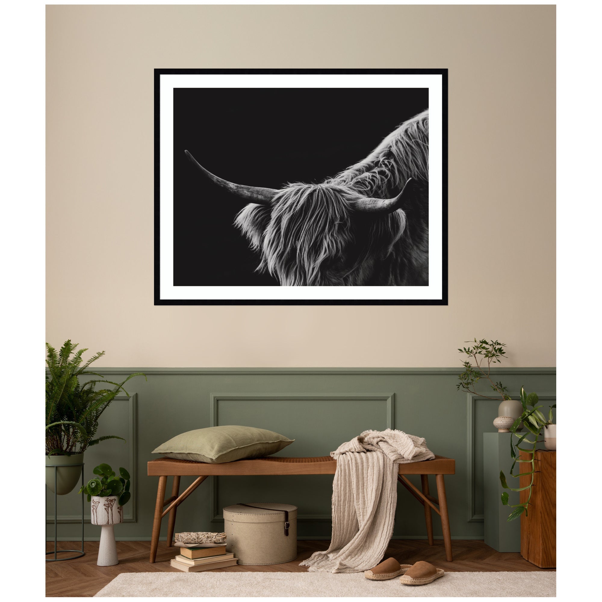 Scottish Highland No.
6 by Crystal Lynn Collins Framed Wall Art Print