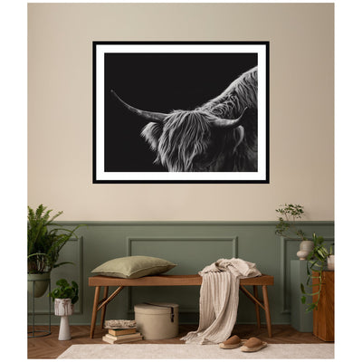 Scottish Highland No.
6 by Crystal Lynn Collins Framed Wall Art Print