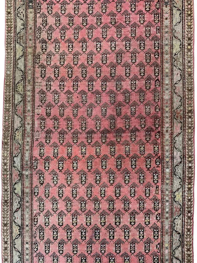 Antique Armenian Karabakh Wool Runner – 3’3” x 12’8” – Hand-Knotted by Rugistan - product image 4 for Resin Society