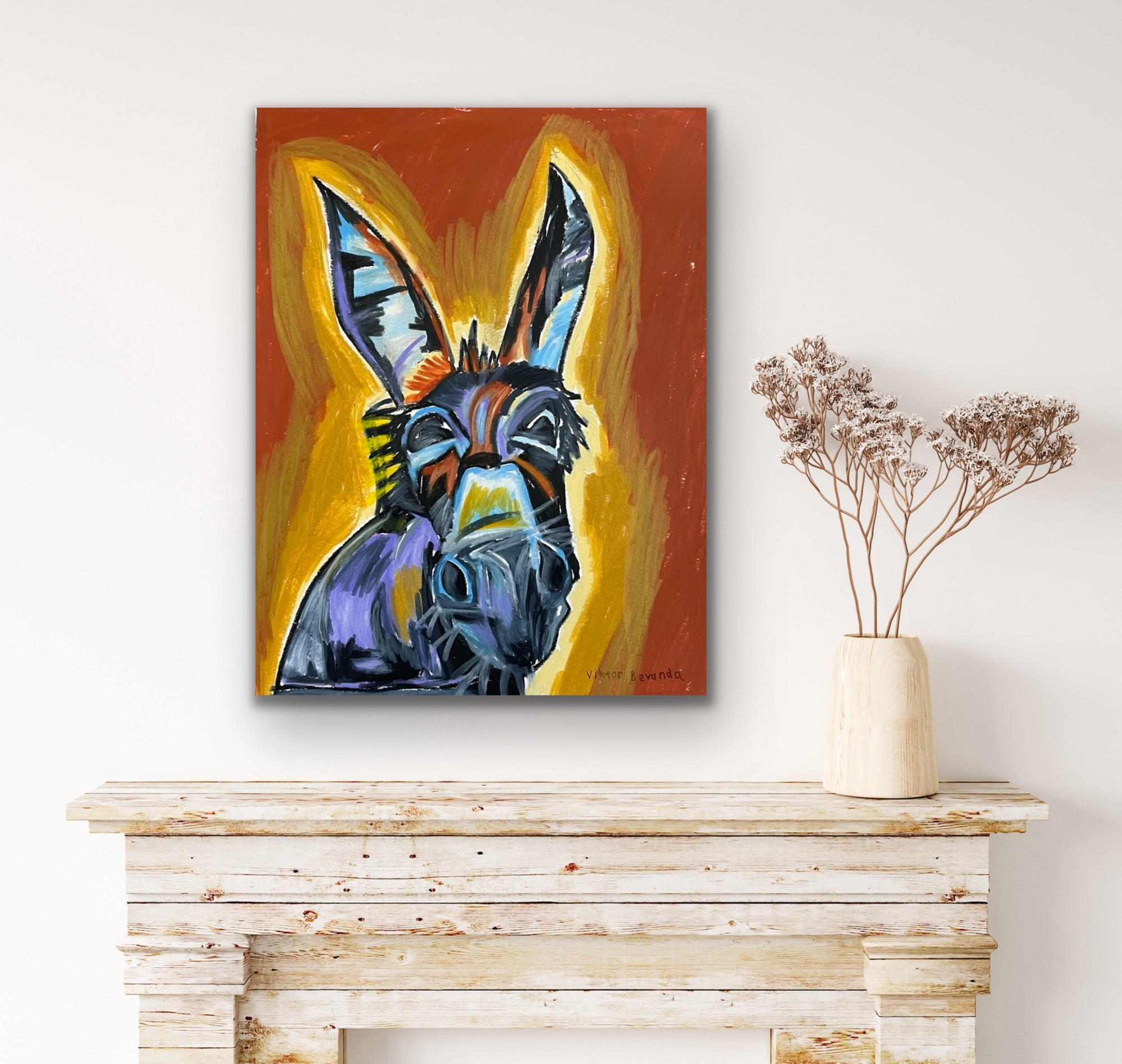 Brown Donkey - Art Prints detail image - Resin Society
