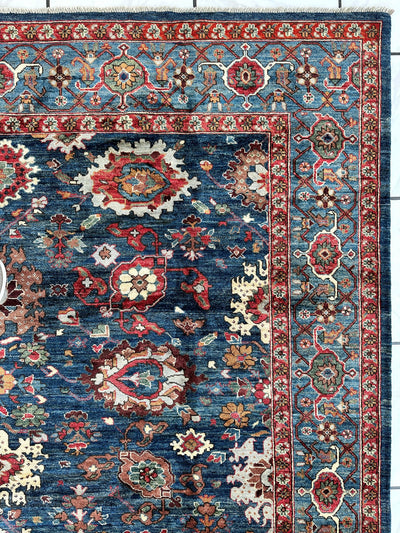 Trasitional Serapi Ghazni Wool Rug – 8' x 10’ – Intricate Floral Design by Rugistan - product image 5 for Resin Society