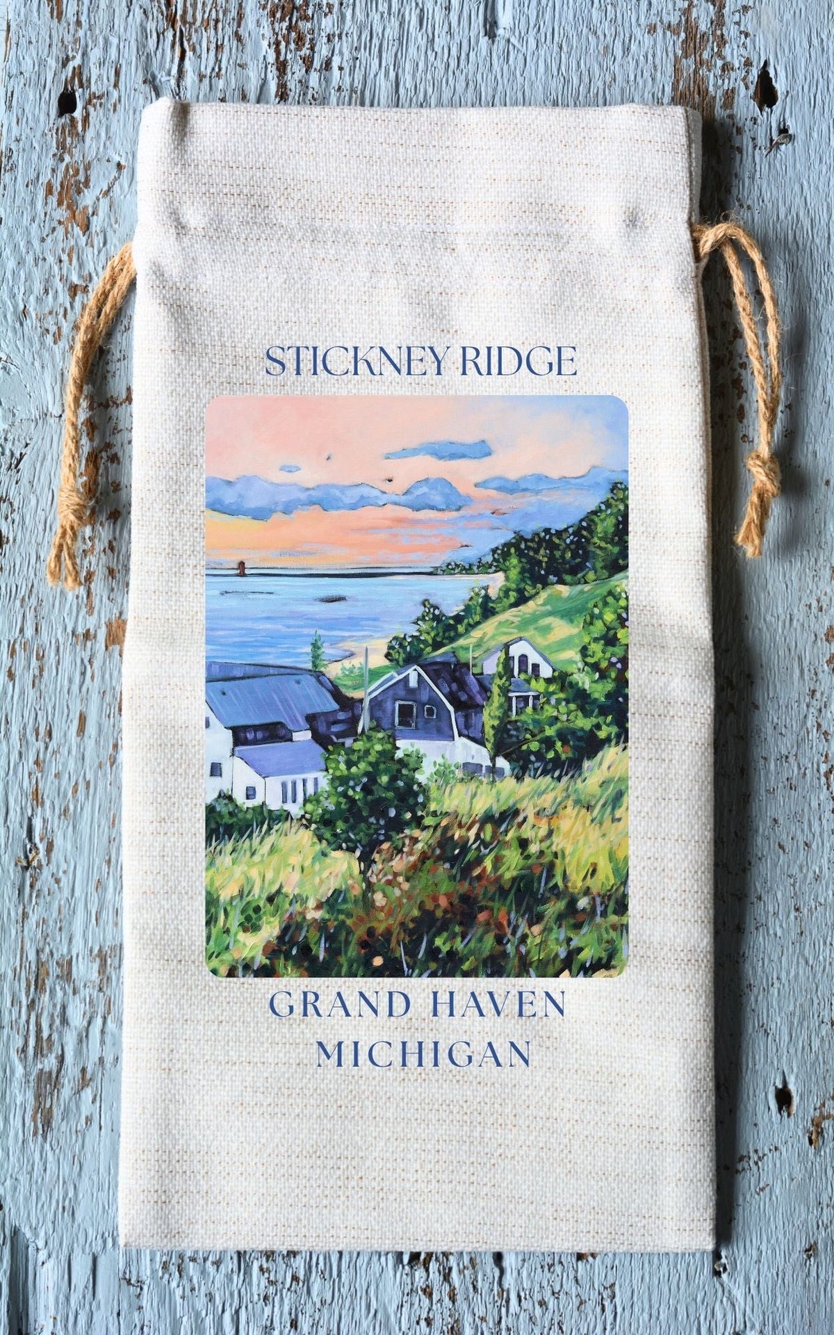 Wine Tote: Stickney Ridge by Dreese Fine Art - Resin Society