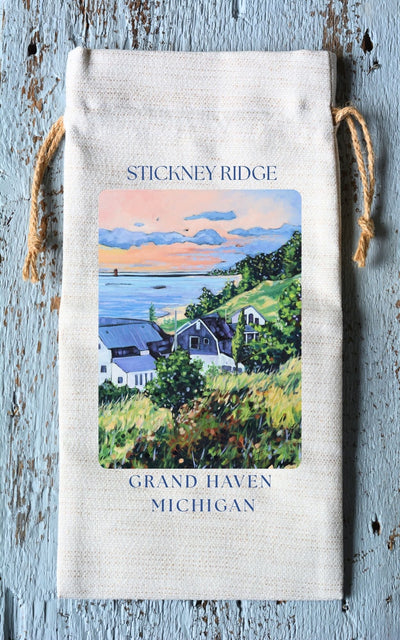 Wine Tote: Stickney Ridge by Dreese Fine Art - Resin Society