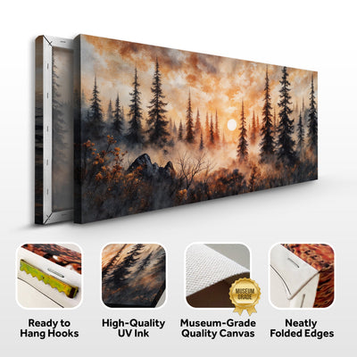 Rustic Forest Sunset Wall Art by Tailored Canvases - product image 8 for Resin Society