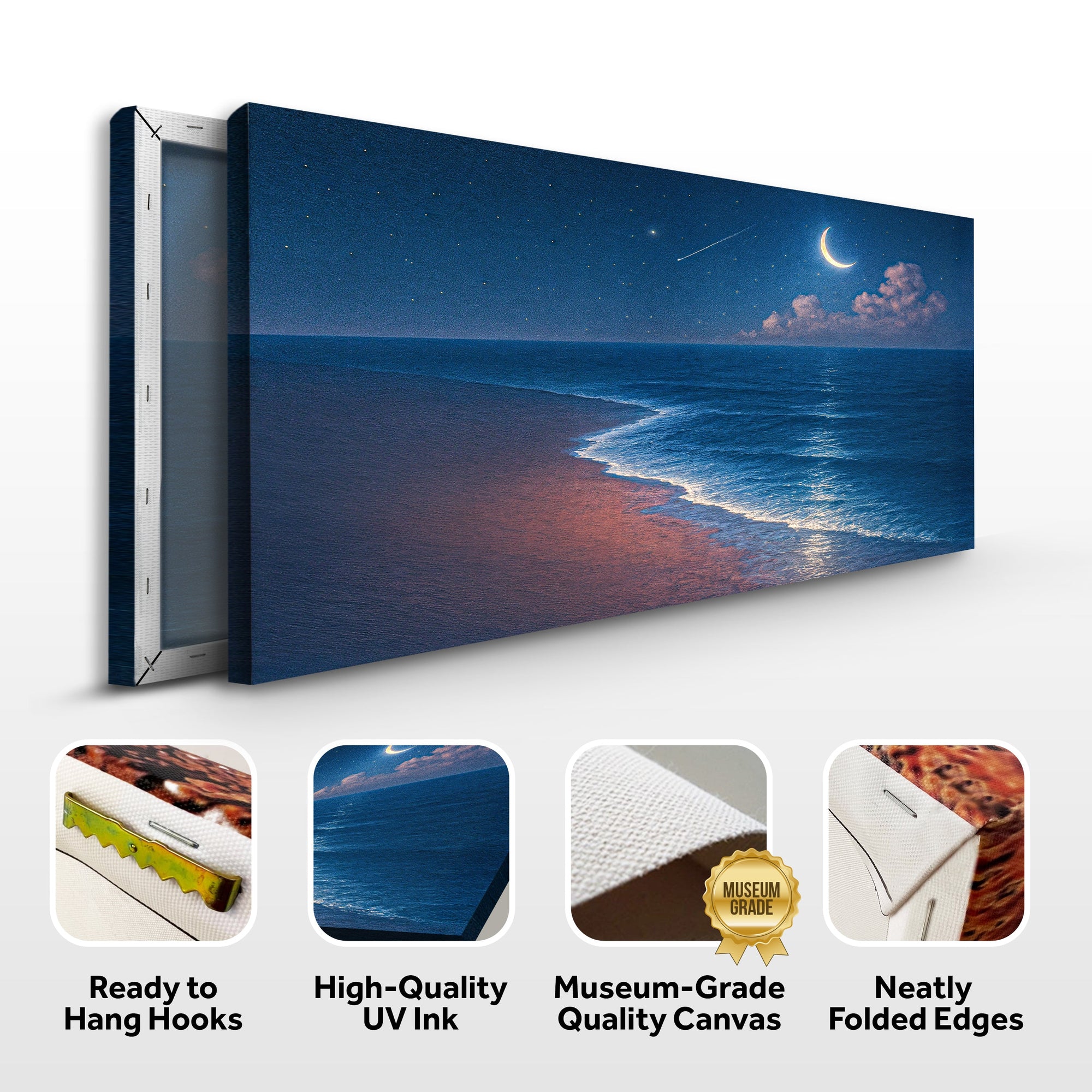 Beach Shoreline Coastal Wall Art V by Tailored Canvases - product image 8 for Resin Society
