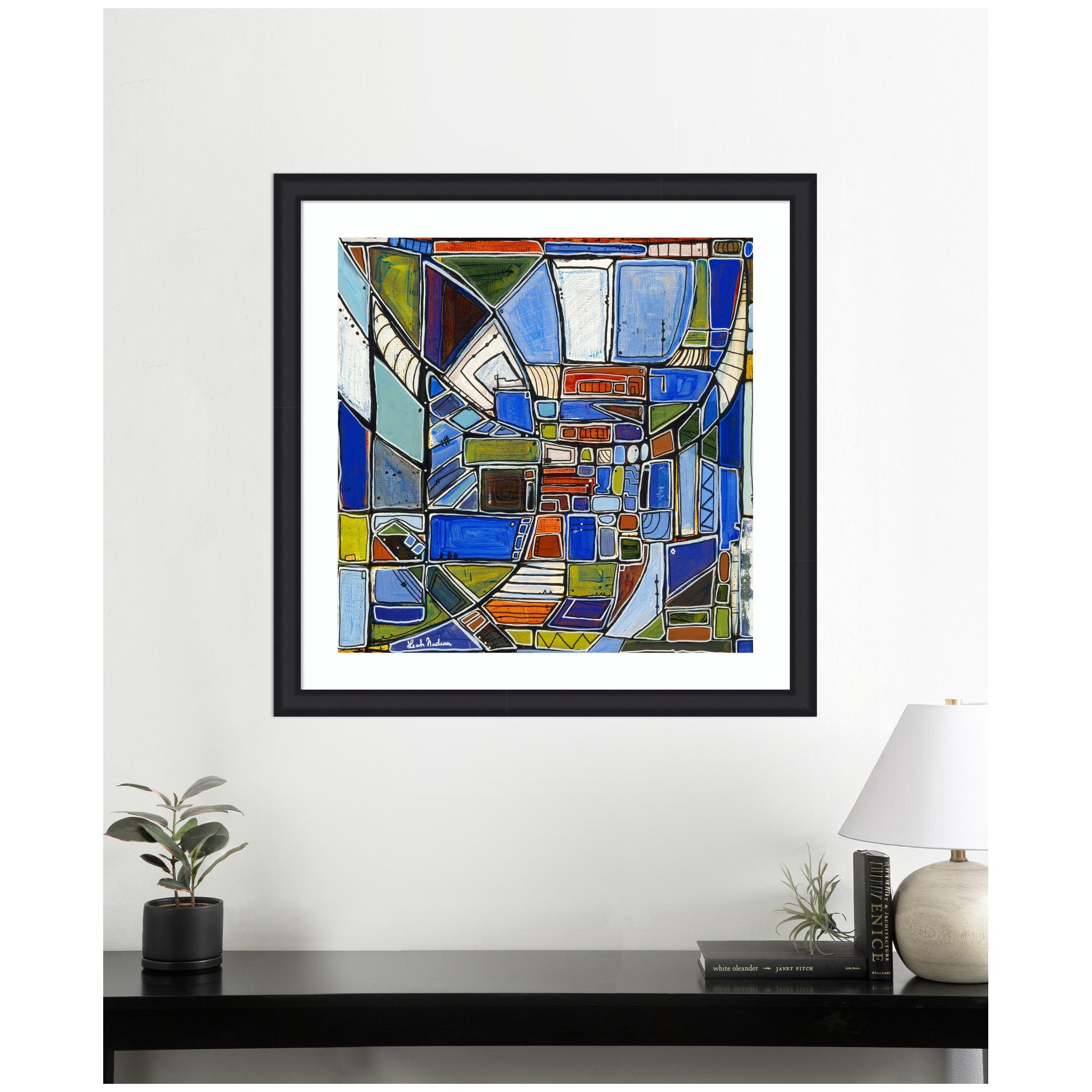 Framed Art Retro Current by Leah Nadeau