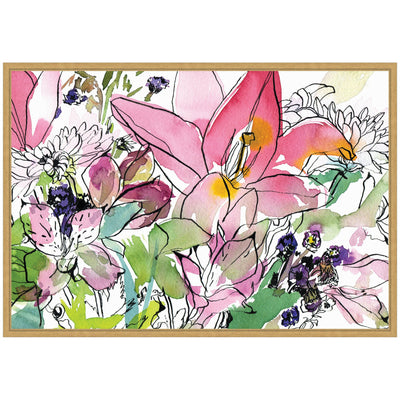 Sylvie Compassion Framed Canvas by Janet Meinke-Lau