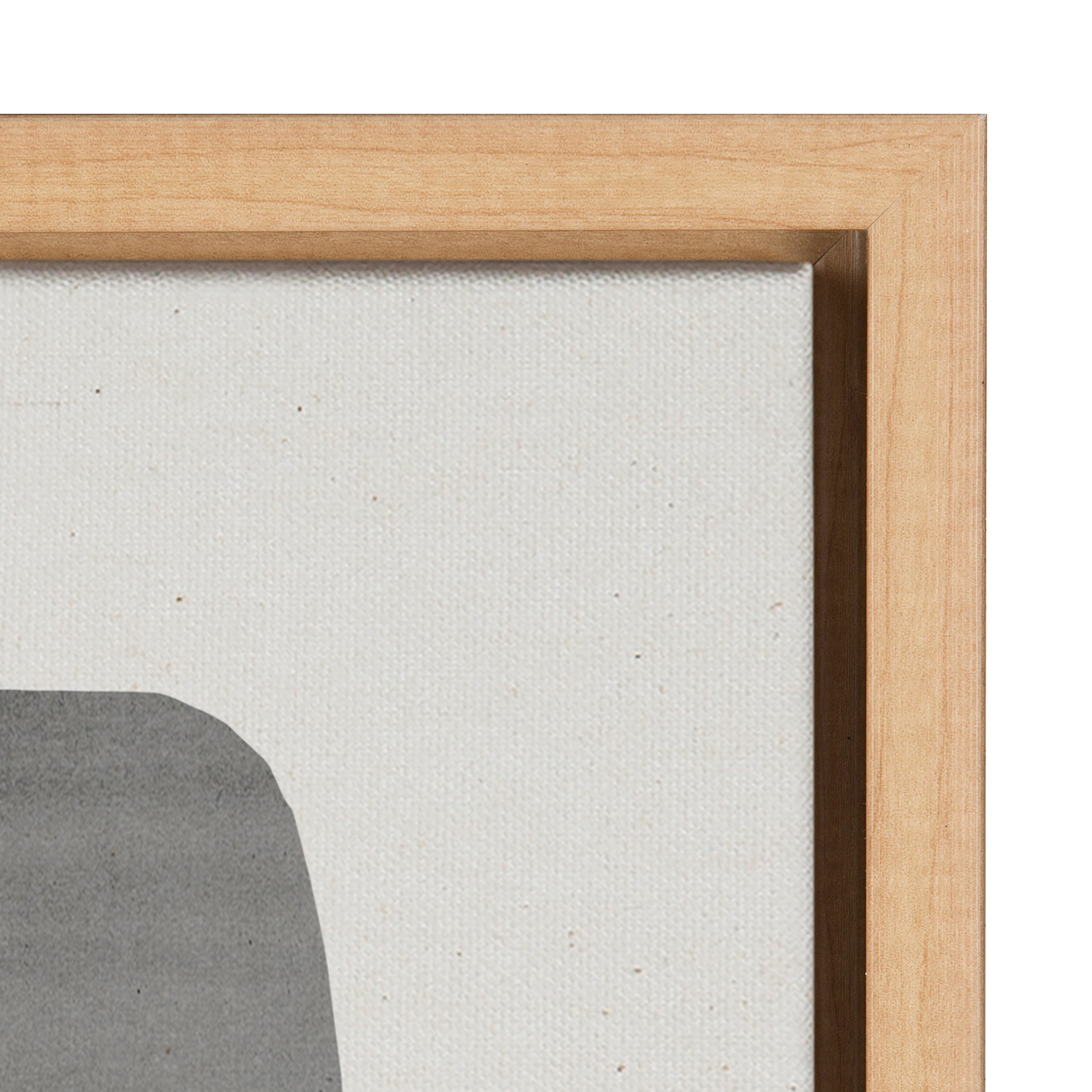 Sylvie 863 Abstract Rocks and 864 On The Rocks Framed Canvas Set by kateandlaurel - product image 15 for Resin Society