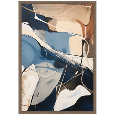 Abstract Fluid Movement by The Creative Bunch Studio Framed Canvas Wall Art Print