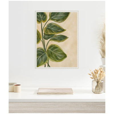 Sylvie Green Foliage Framed Canvas by Nikita Jariwala