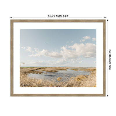 Framed Art Marshland by Crystal Lynn Collins