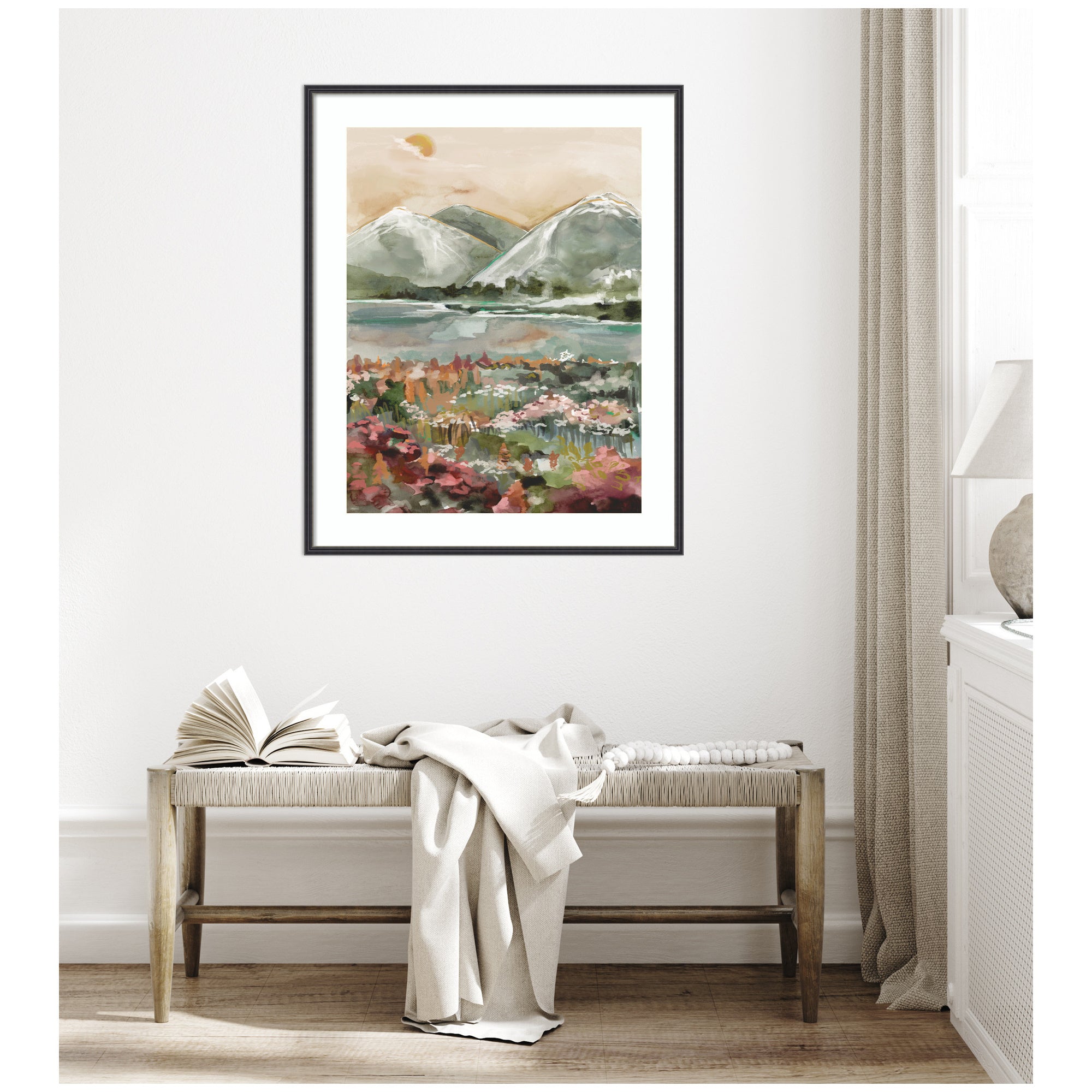 Framed Art Neutral Landscape 03 by Annie Quigley