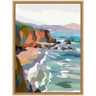 Sylvie Pho Beach Framed Canvas by Nikita Jariwala