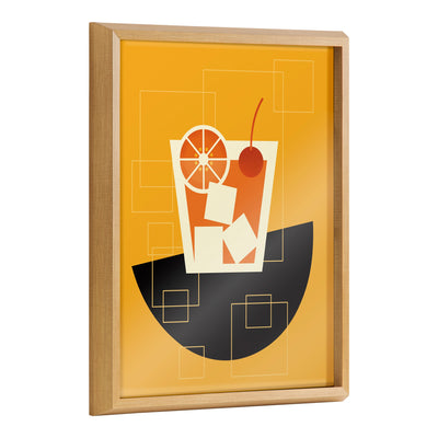 Blake Old Fashioned Framed Printed Art by Amber Leaders Designs