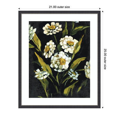 Framed Art Moody Floral 1 by Annie Quigley