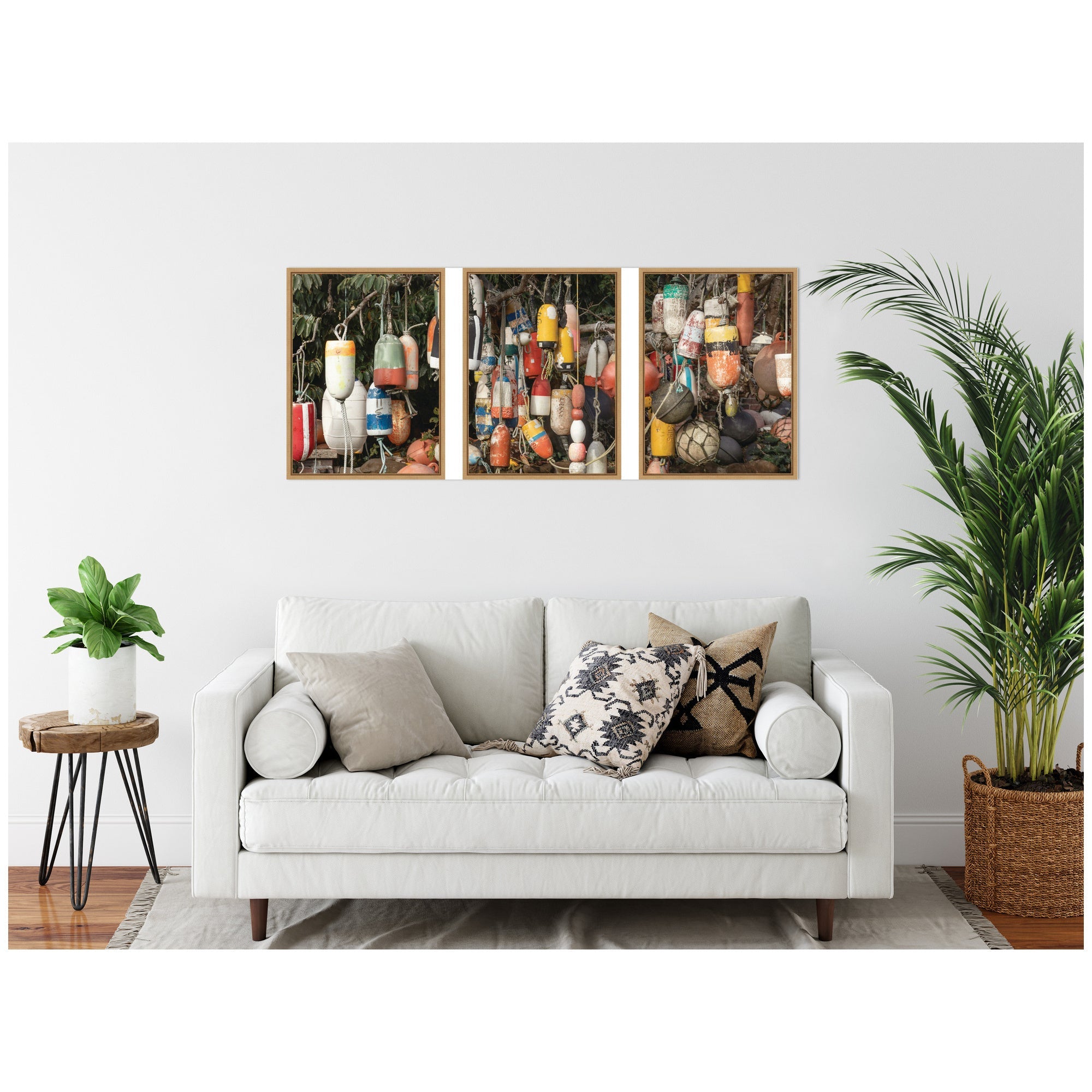 Buoys No.
1 No.
2 and No.3 3 Piece Framed Canvas Wall Art Set by Emiko and Mark Franzen F2 Images